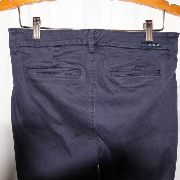 Level 99 Blue Jeans Frances Lacey Double Welt Zip Pocket Size 29 Blue Womens - Picture 6 of 13